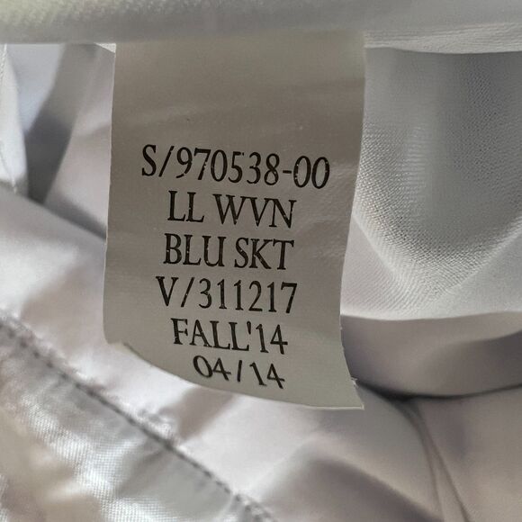 Banana Republic Women's Blue White Stripe Skirt Size 2 - Picture 6 of 10